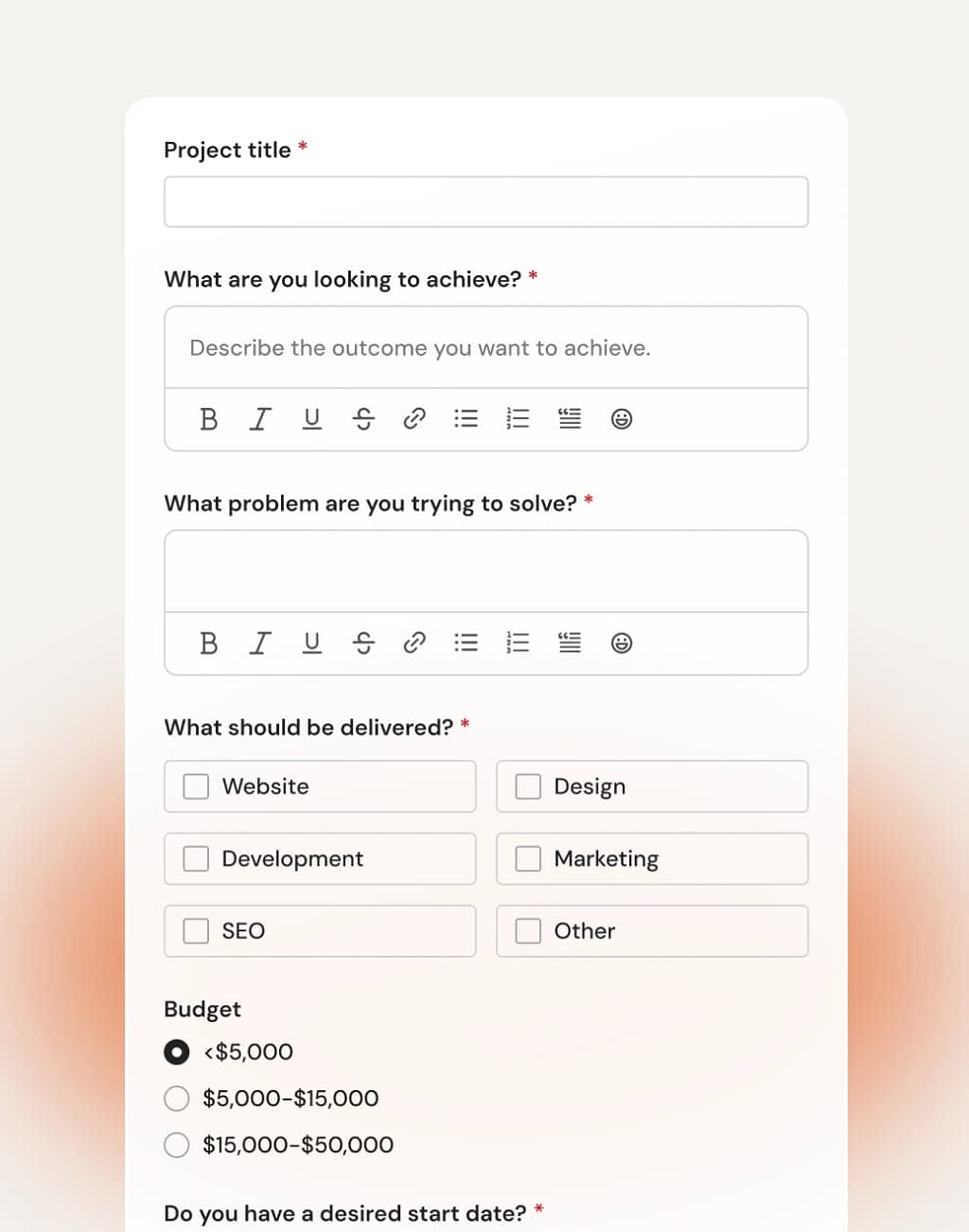 Capture client work