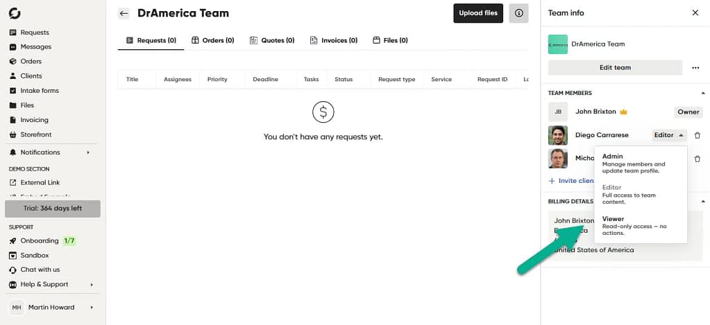 switching roles in client teams