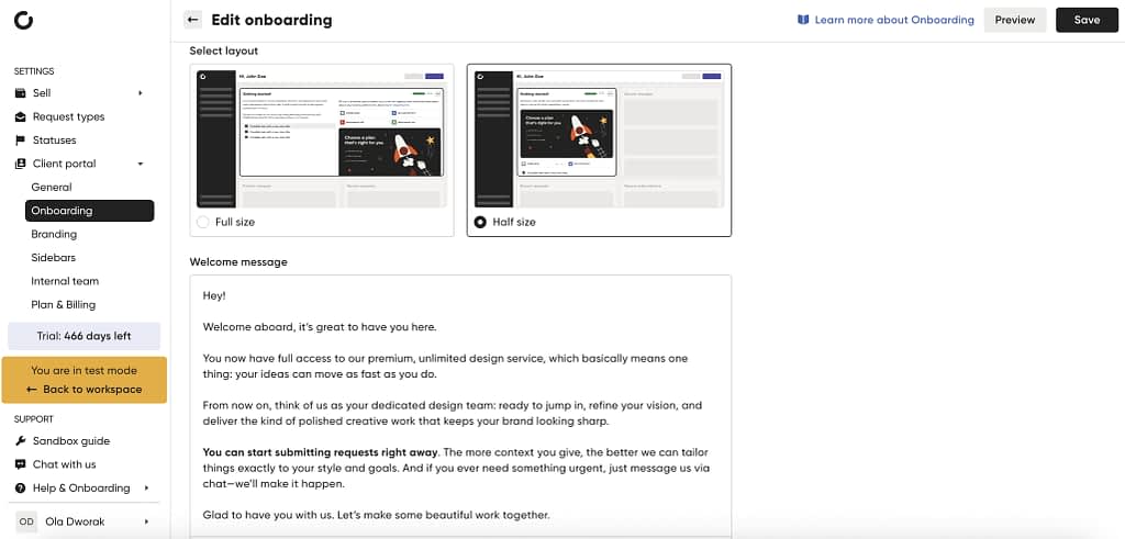 customer onboarding in a b2b portal