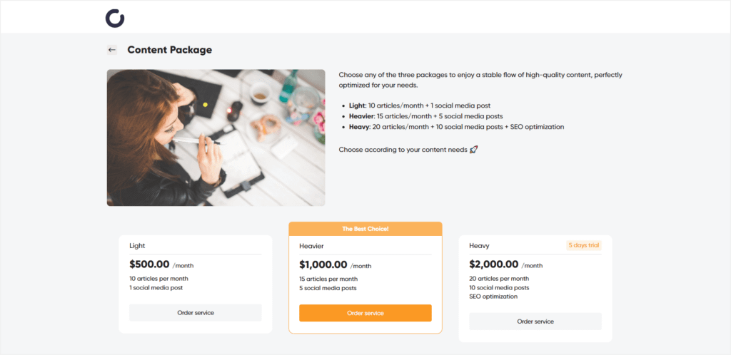 Subscription service in Zendo