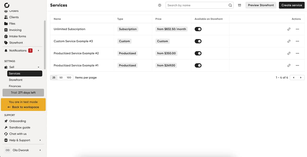 white label portal for selling services - zendo