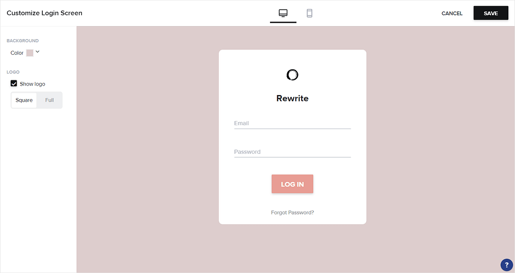 Screenshot of HoneyBook's login page.