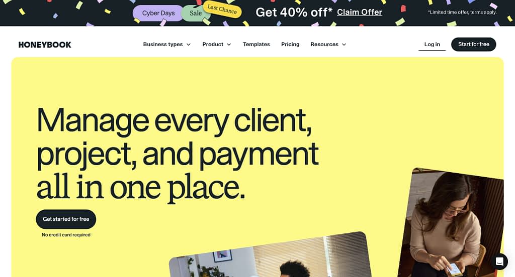 honeybook client tool