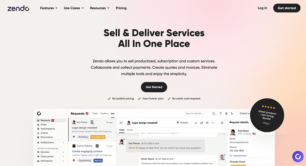 platform for service request management
