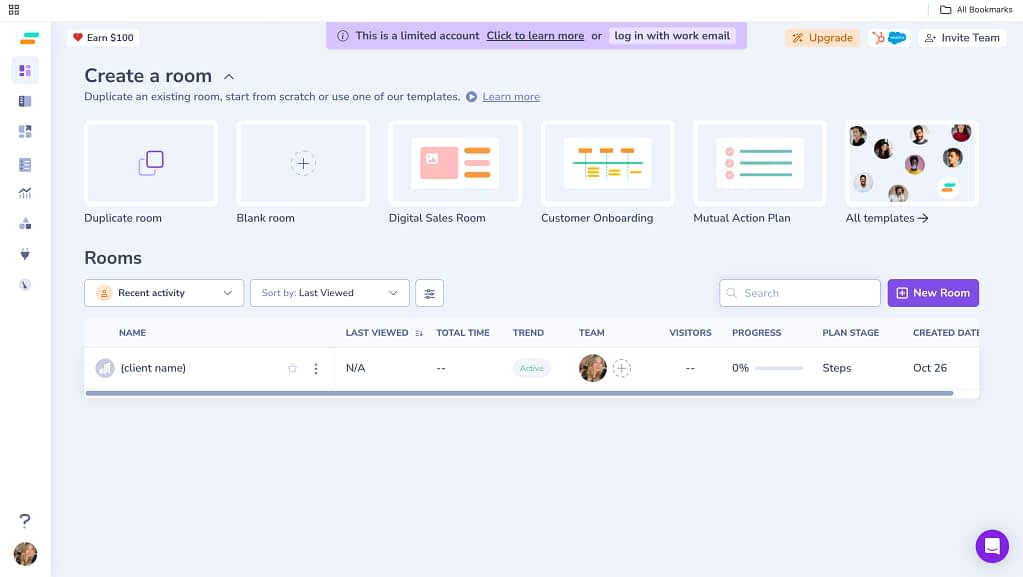 aligned client portal view