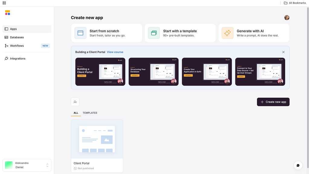 customer portal building blocks