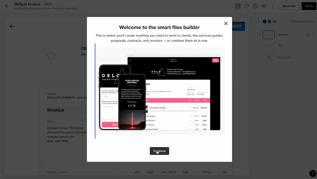 smart file builder