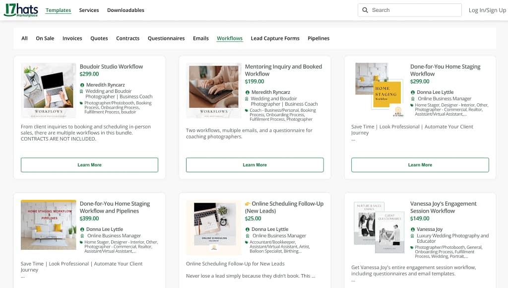 workflows templates to buy