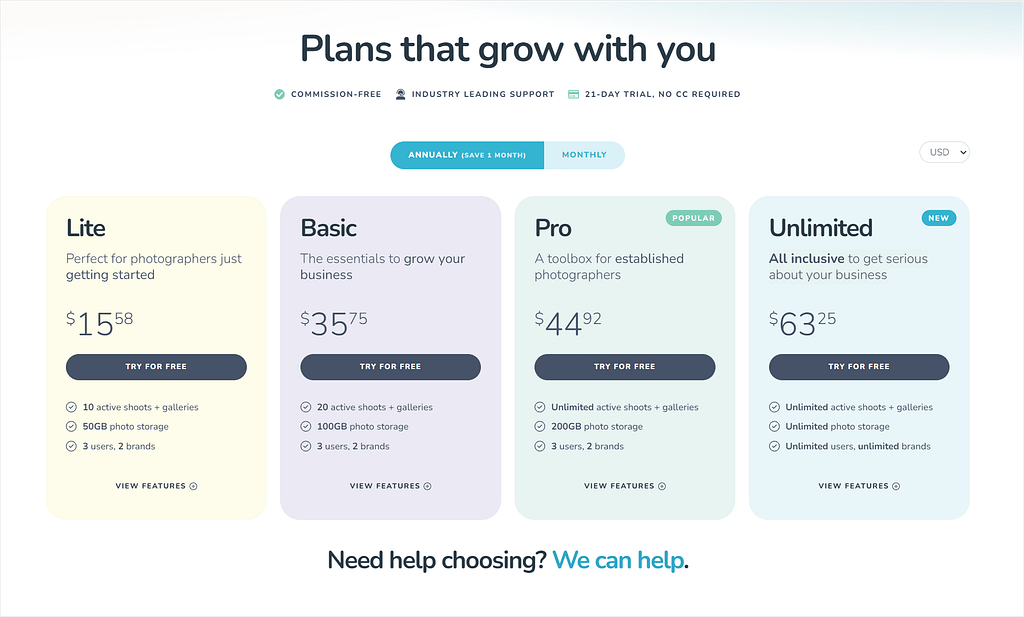 sprout studio vs honeybook: sprout studio's costs