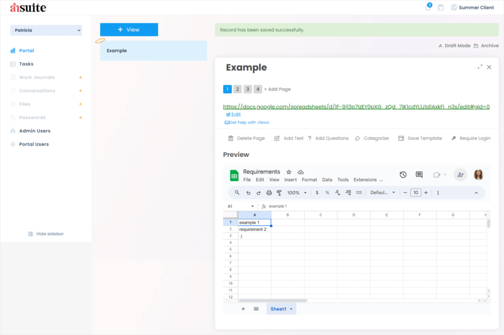 Embedding files in Ahsuite