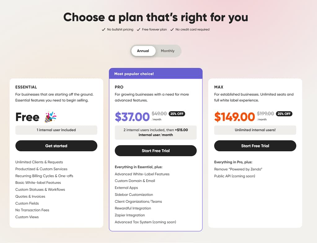 tiered pricing structure example for saas companies