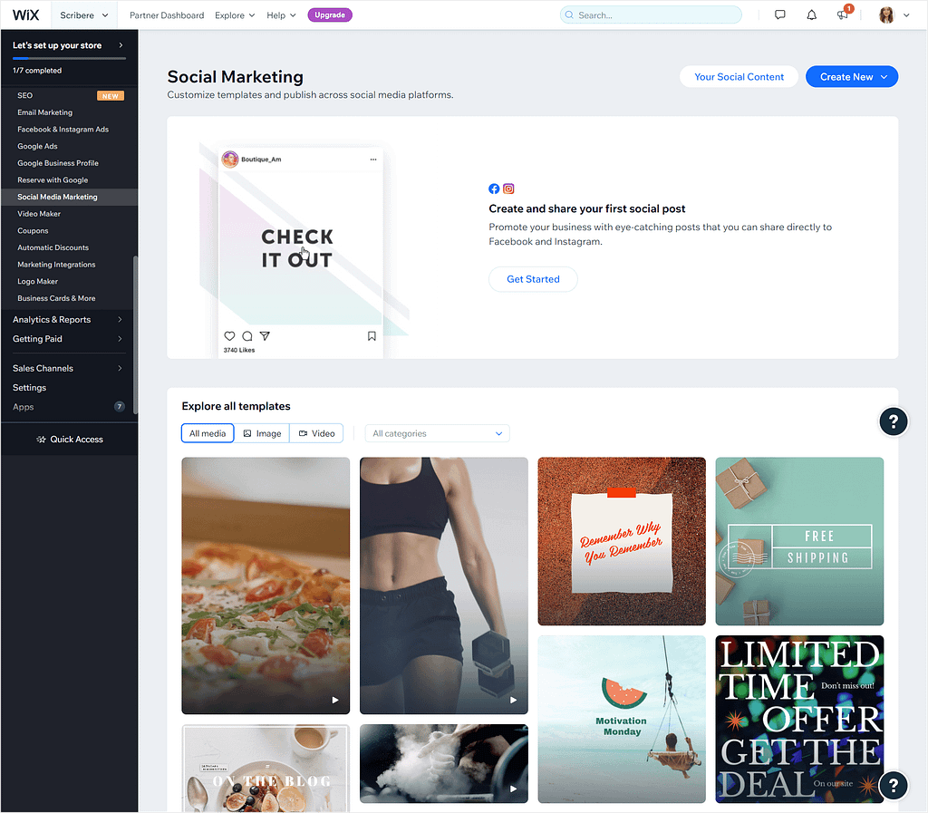 ascend by wix templates