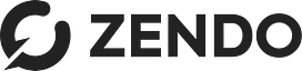 Zendo logo in dark design