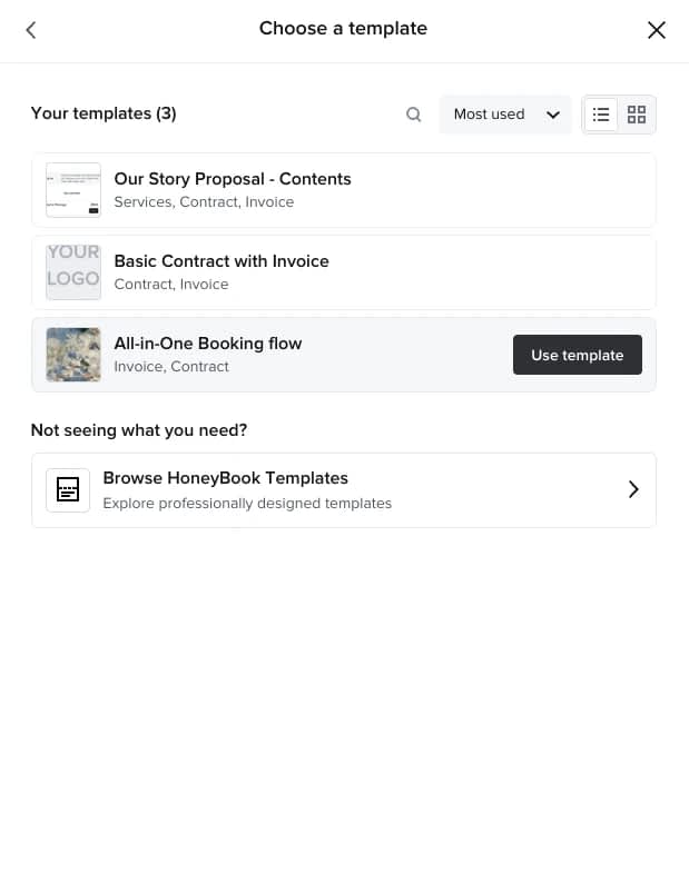 document templates