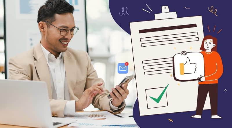 form for online intake process