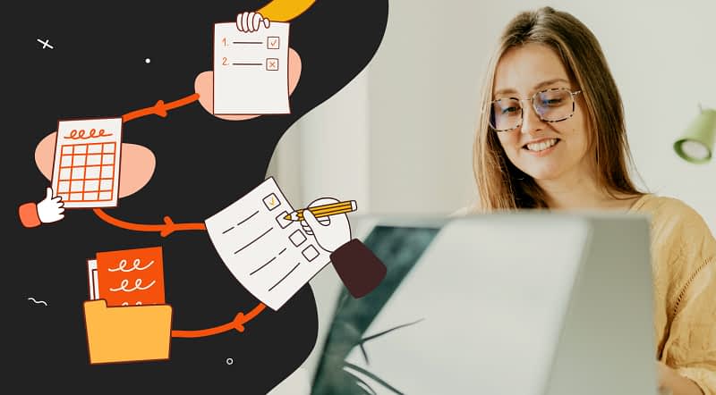 intake process template & examples