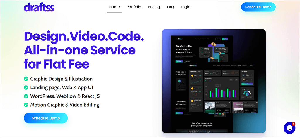 #3 best unlimited graphic design service - Draftss