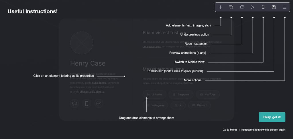 carrd landing page builder with low price as a brand value