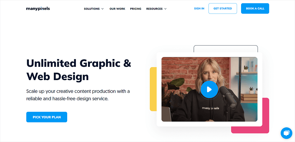 #2 best unlimited graphic design service - ManyPixels