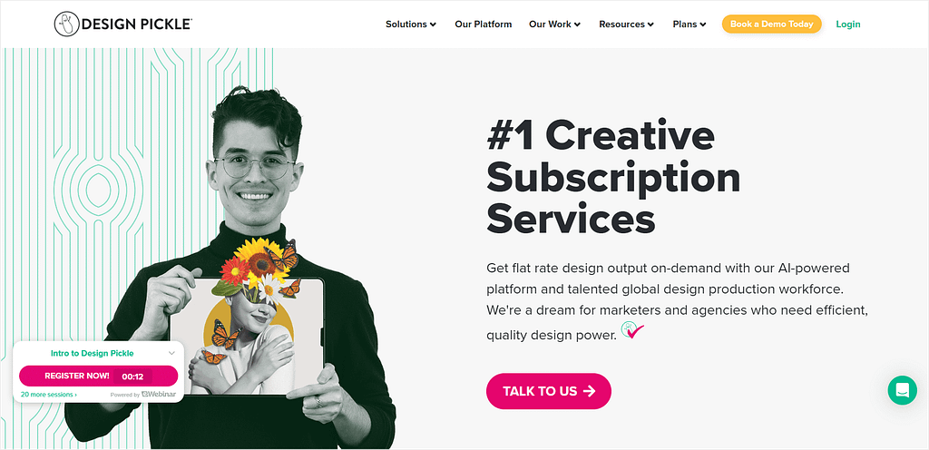 #11 best unlimited graphic design service - Design Pickle
