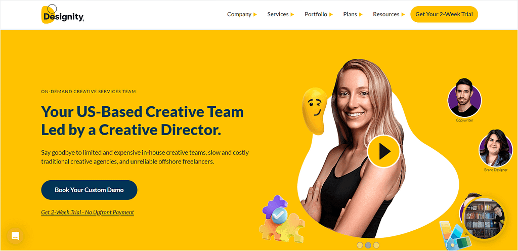 #8 best unlimited graphic design service - Designity