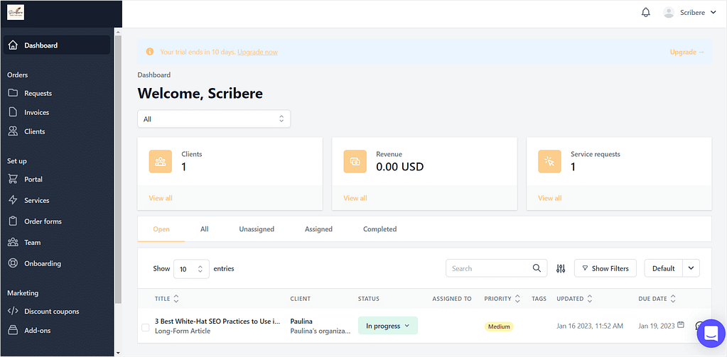 Service Provider Pro Alternatives - ManyRequests example