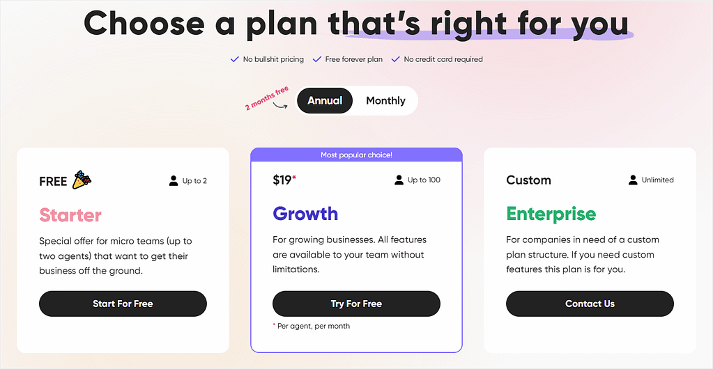 productized service software: Zendo: plans & pricing