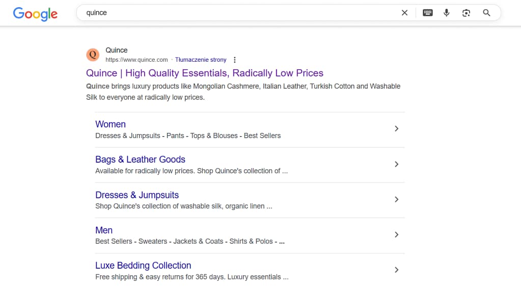 quince increases sales through premium offering combined with surprisingly low prices