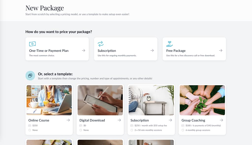 Paperbells' packages