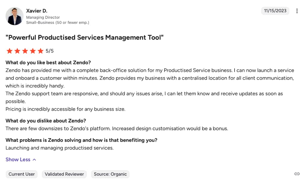 source: https://www.g2.com/products/zendo/reviews