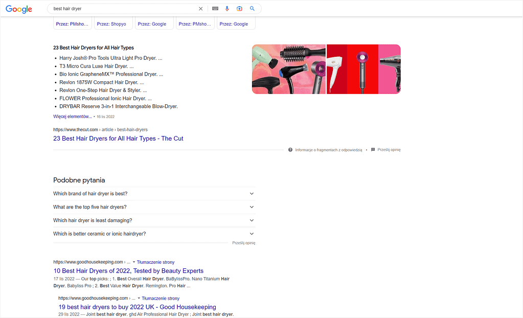 customer acquisition channels: SEO and SERPs results