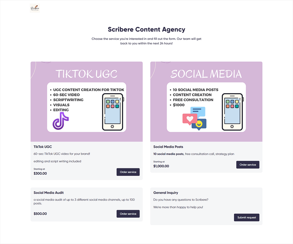 Zendo's Service Catalog