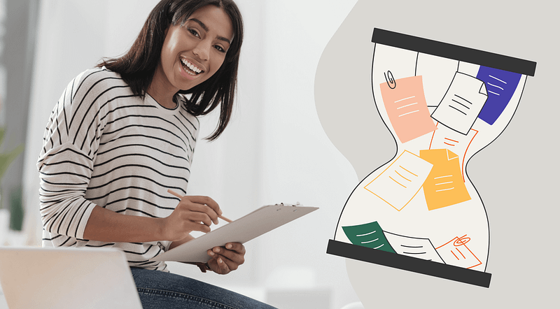 Client Portal Benefits hero header.