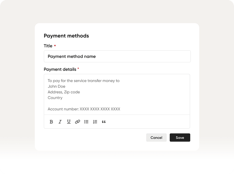 Manual Payments for Subscriptions
